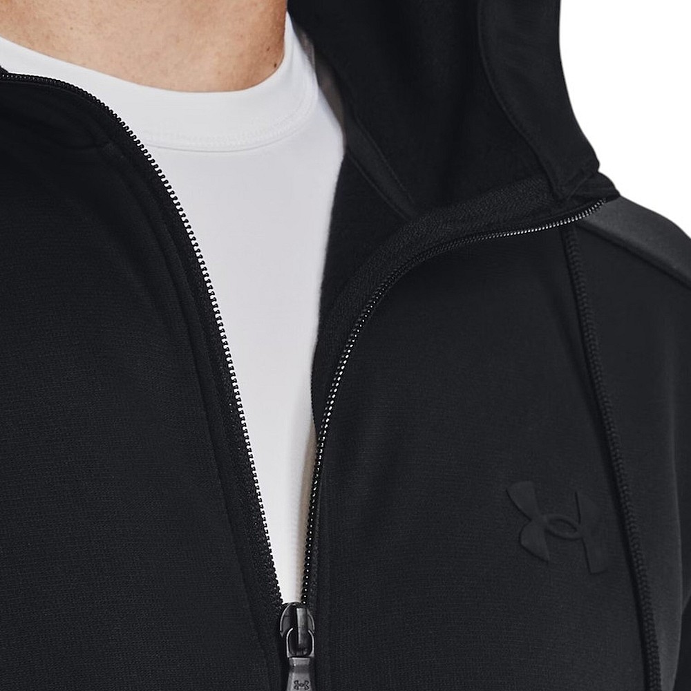 Under Armour Ζακέτα με Κουκούλα Μαύρη 1373357-001