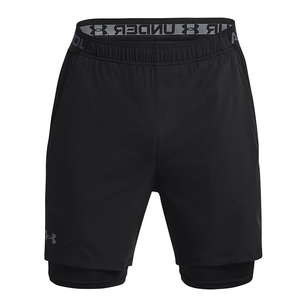 Under Armour Vanish Woven 2in1 Αθλητική Ανδρική Βερμούδα Μαύρη 1373764-002