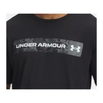 Under Armour Chest T-shirt Μαύρο 1376830-002 Under Armour Chest T-shirt Μαύρο 1376830-002