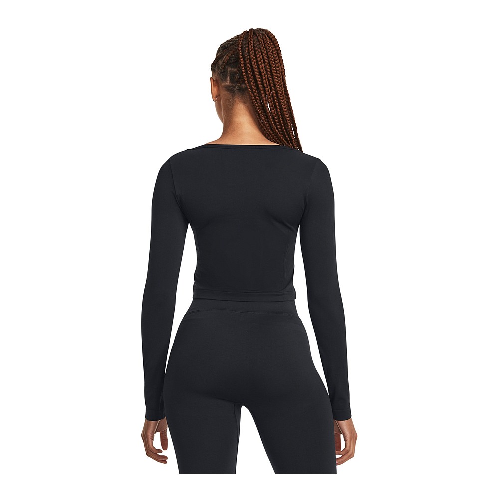 Under Armour Seamless 1379150-001 Γυναικεία Ισοθερμική Μακρυμάνικη Μπλούζα Μαύρη