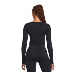 Under Armour Seamless 1379150-001 Γυναικεία Ισοθερμική Μακρυμάνικη Μπλούζα Μαύρη