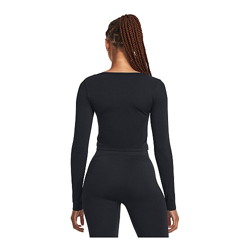 Under Armour Seamless 1379150-001 Γυναικεία Ισοθερμική Μακρυμάνικη Μπλούζα Μαύρη