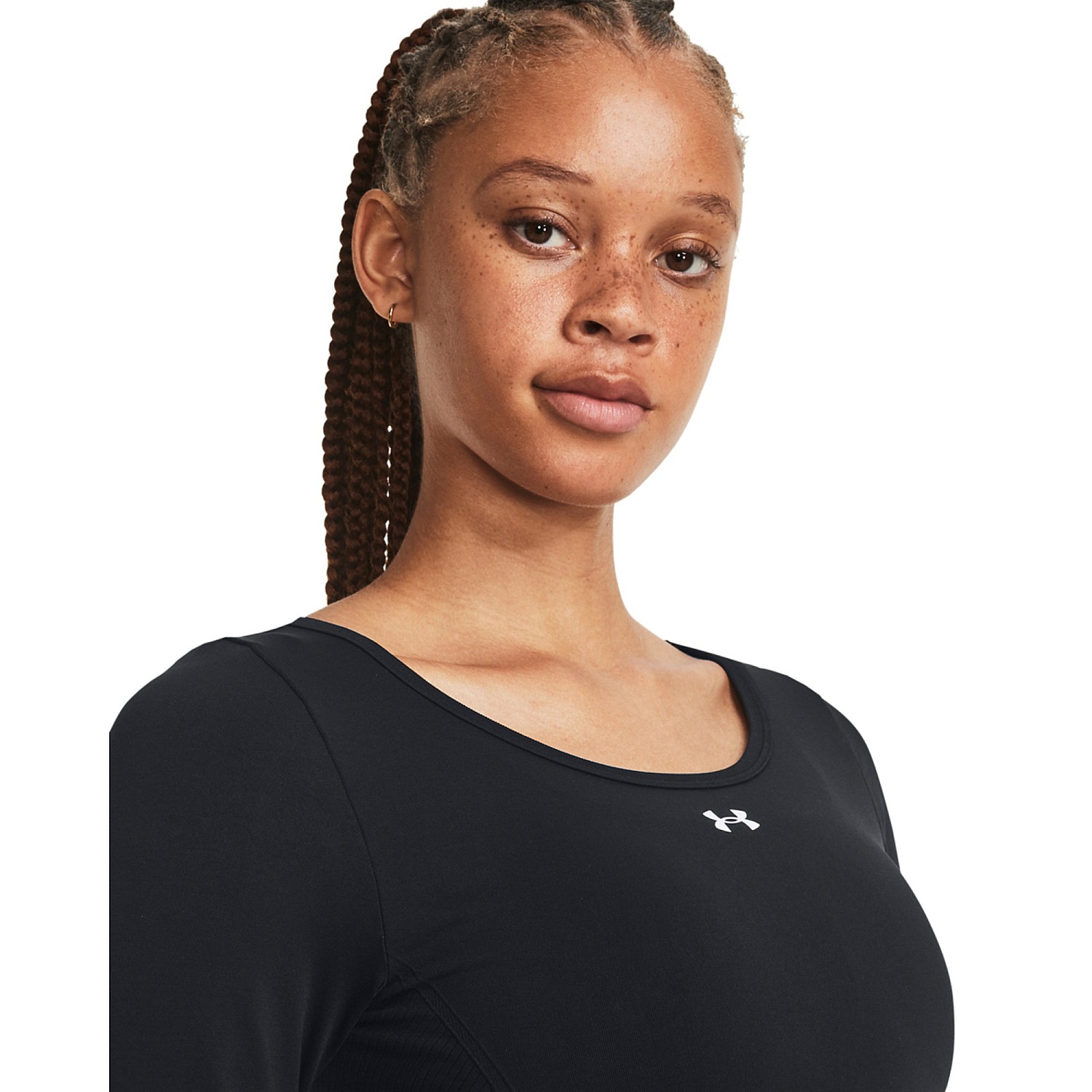 Under Armour Seamless 1379150-001 Γυναικεία Ισοθερμική Μακρυμάνικη Μπλούζα Μαύρη