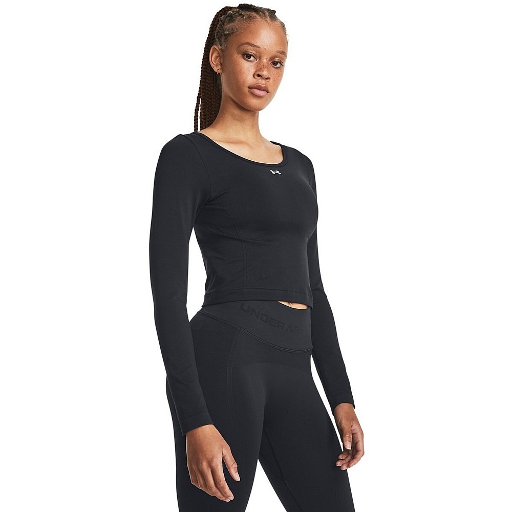 Under Armour Seamless 1379150-001 Γυναικεία Ισοθερμική Μακρυμάνικη Μπλούζα Μαύρη