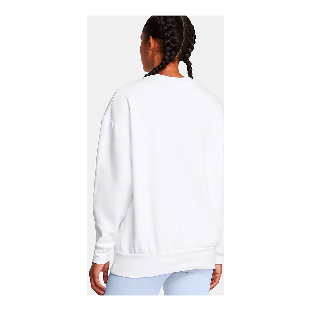 Under Armour Μακρύ Γυναικείο Φούτερ Λευκό 1379475-100