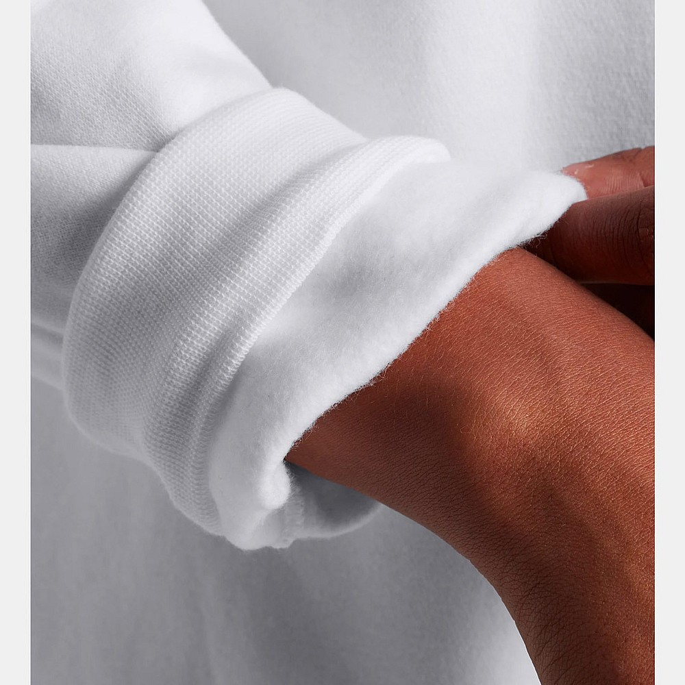 Under Armour Μακρύ Γυναικείο Φούτερ Λευκό 1379475-100