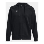 Under Armour Rival Γυναικεία Ζακέτα Φούτερ με Κουκούλα Μαύρη 1379497-001