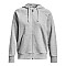 (W) Under Armour Rival Fleece Jaket Hoodie Zip-Up Warna Solid 1379497-012