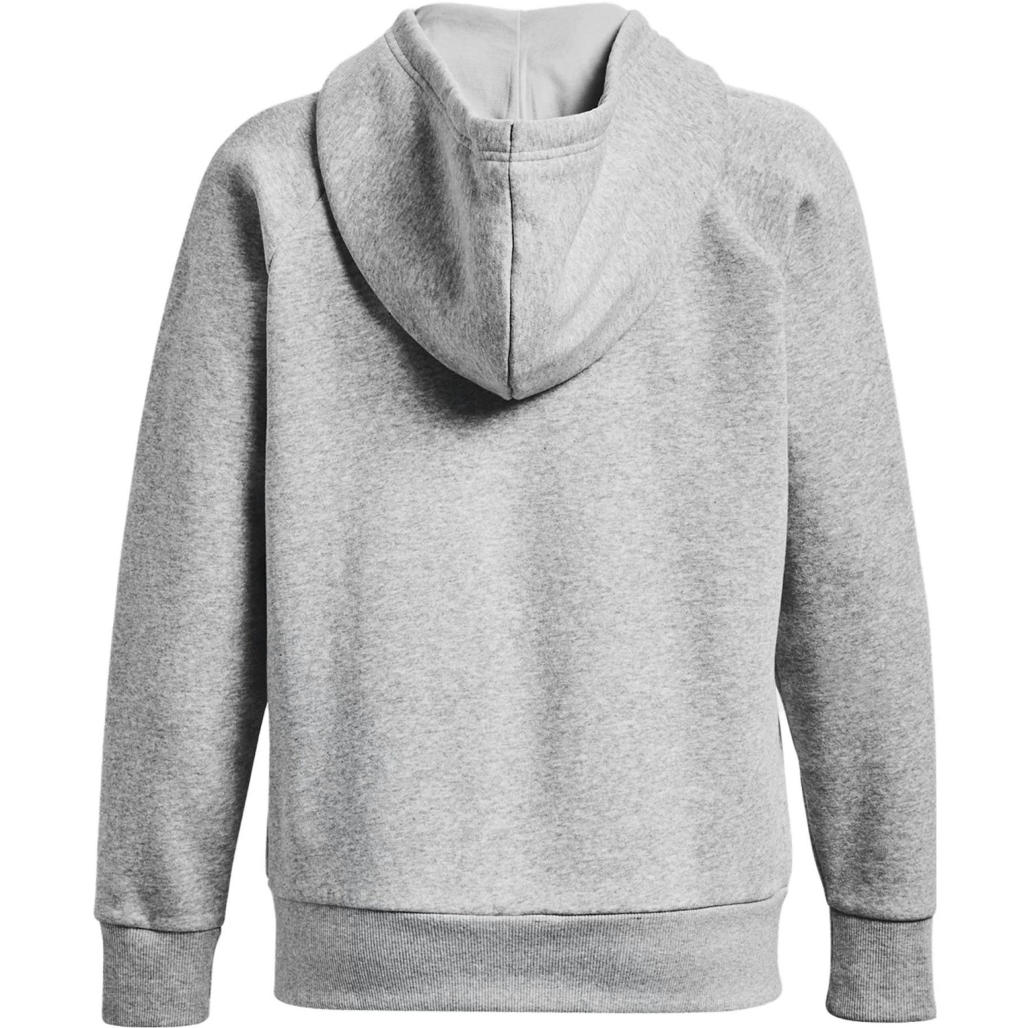 (W) Under Armour Rival Fleece Jaket Hoodie Zip-Up Warna Solid 1379497-012