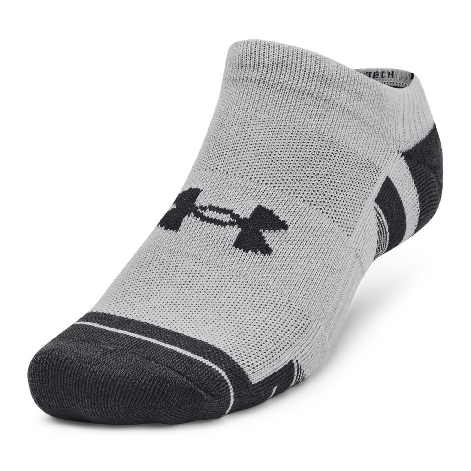 Under Armour Performance Tech 1379503-001 Αθλητικές Κάλτσες Μαύρες 3 Ζεύγη