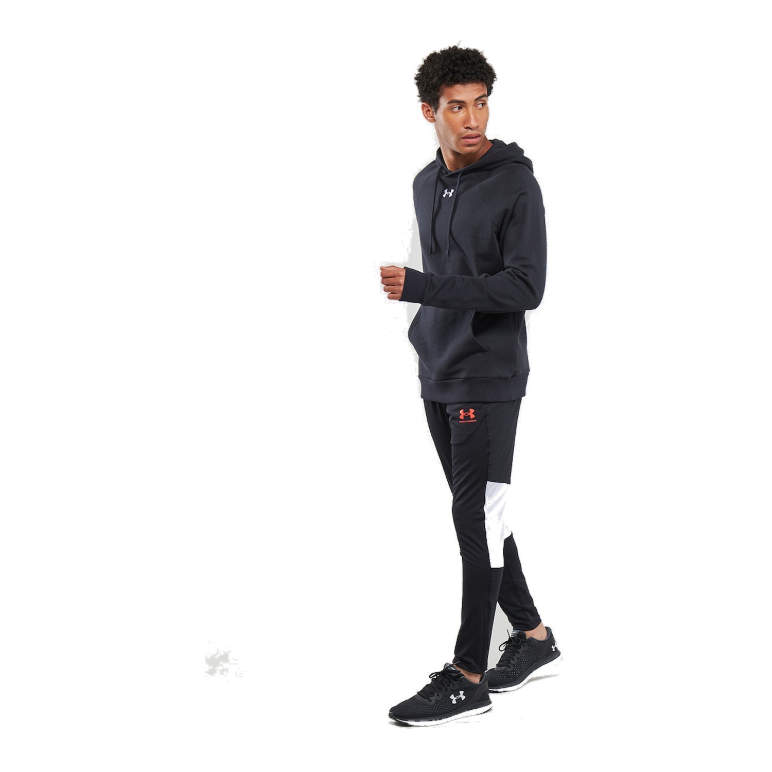 Under Armour Rival Φούτερ με Κουκούλα Grey 1379757-025