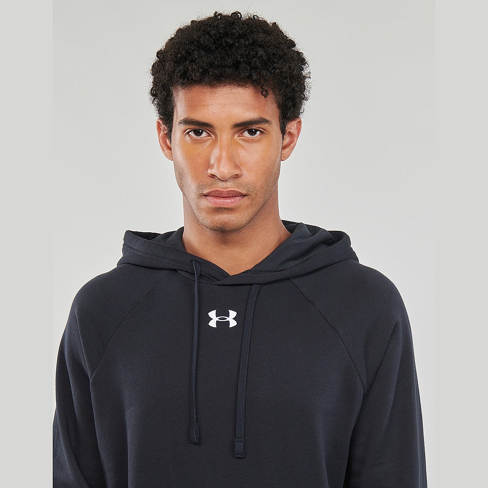 Under Armour Rival Φούτερ με Κουκούλα Grey 1379757-025