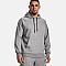 Under Armour Rival Φούτερ με Κουκούλα Grey 1379757-025