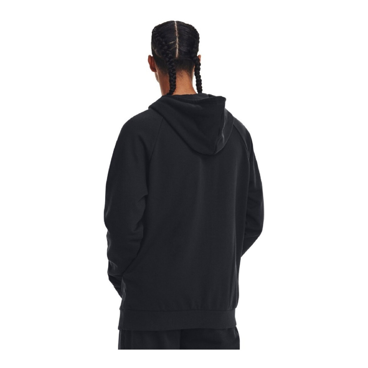 Under Armour RIVAL Φούτερ με Κουκούλα Μαύρο 1379758-001