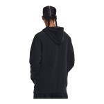 Under Armour RIVAL Φούτερ με Κουκούλα Μαύρο 1379758-001