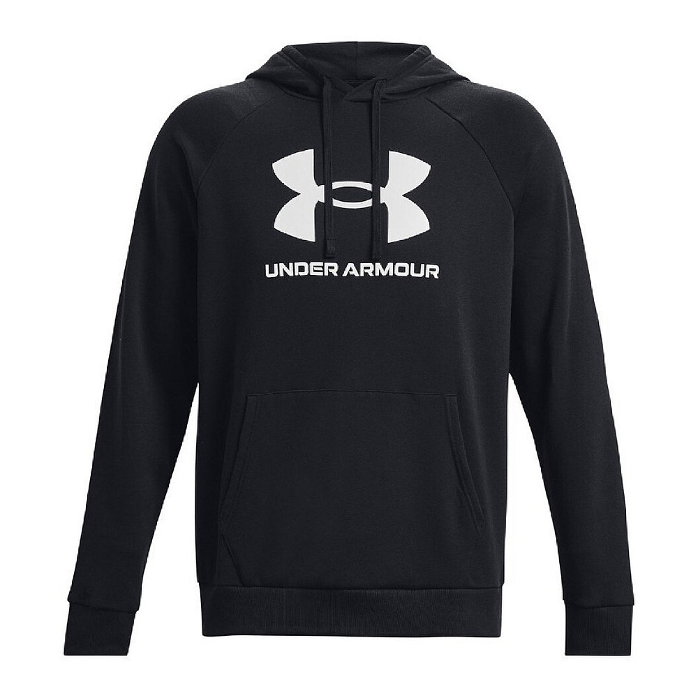 Under Armour RIVAL Φούτερ με Κουκούλα Μαύρο 1379758-001