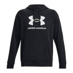 Under Armour RIVAL Φούτερ με Κουκούλα Μαύρο 1379758-001