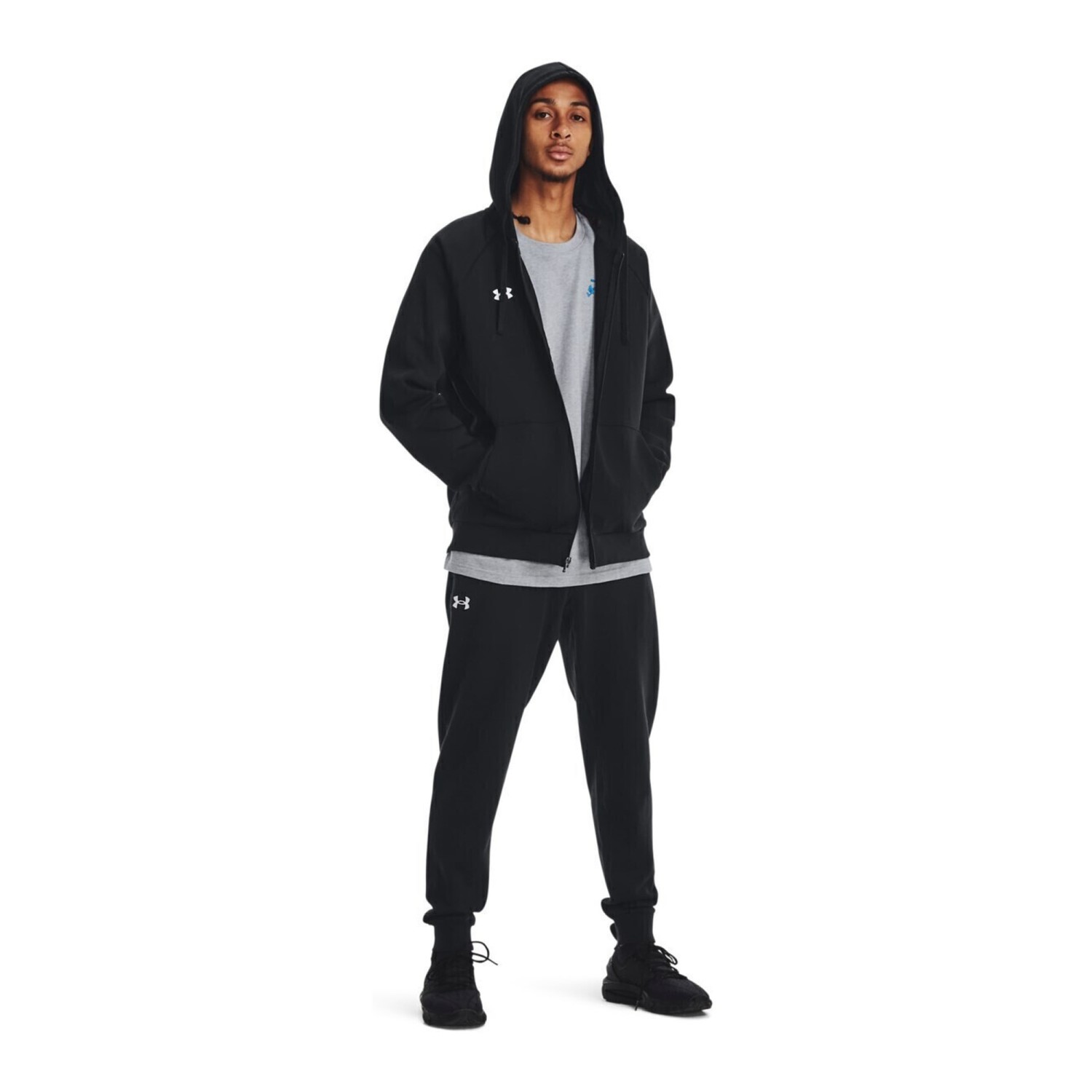 Under Armour Rival Fleece FZ Hooded Jacket 'Navy Blue' 1379767-410