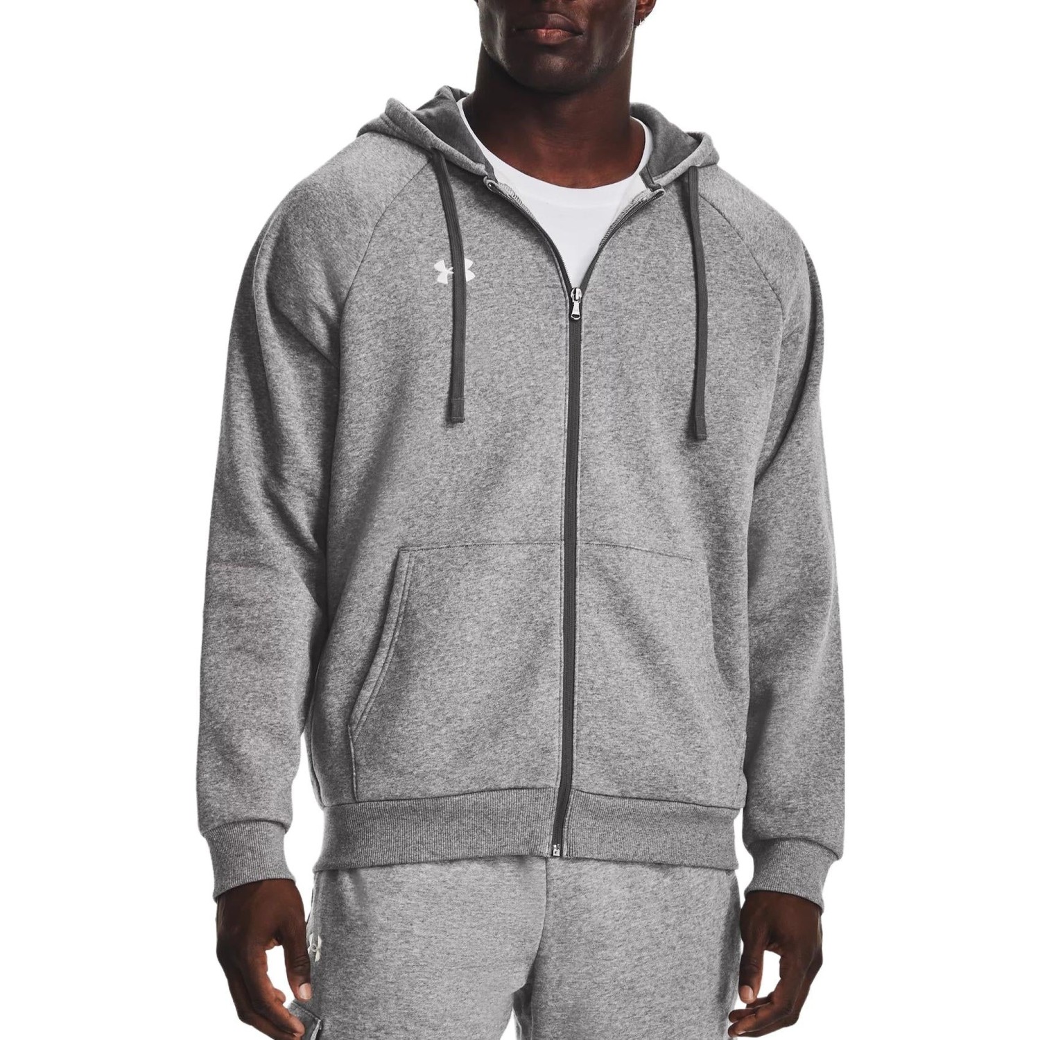 Under Armour Rival Logo Hd Φούτερ με Κουκούλα Λαδί 1379767-390