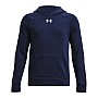 Under Armour Fleece Παιδικό Φούτερ με Κουκούλα και Τσέπες Μπλε Rival 1379792-410