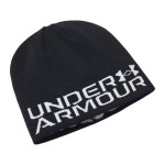 Under Armour Halftime Beanie Unisex Reversible Σκούφος Πλεκτός σε Μαύρο χρώμα 1379999-001 Under Armour Halftime Beanie Unisex Reversible Σκούφος Πλεκτός σε Μαύρο χρώμα 1379999-001