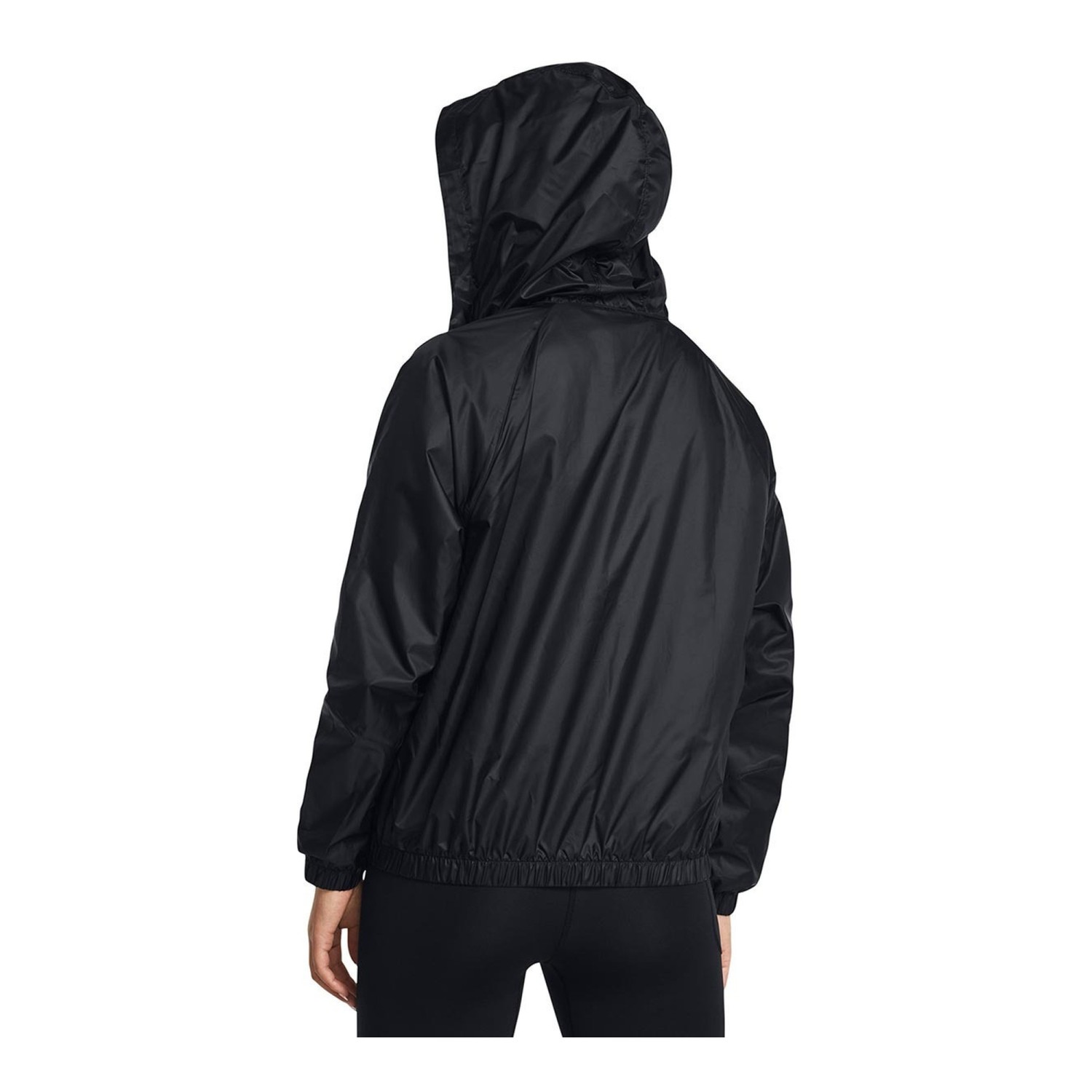 Under Armour Γυναικείο Μπουφάν Running Αντιανεμικό Black/white 1382698-001