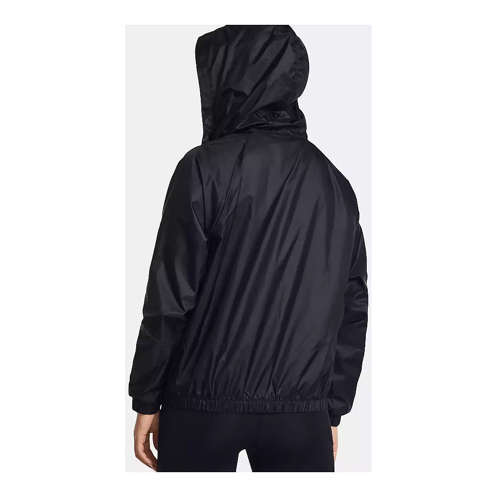 Under Armour Γυναικείο Μπουφάν Running Αντιανεμικό Black/white 1382698-001
