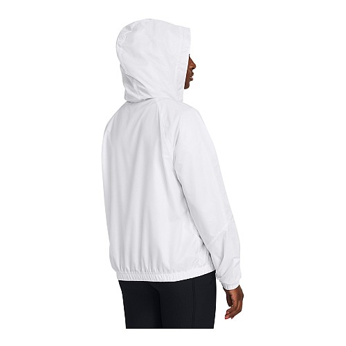 Under Armour Γυναικείο Μπουφάν Running Αντιανεμικό Black/white 1382698-001