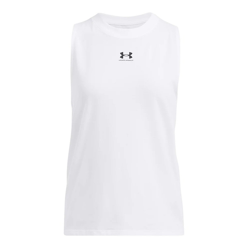 Under Armour Rival Γυναικεία Αθλητική Μπλούζα Αμάνικη Λευκή 1383659-100