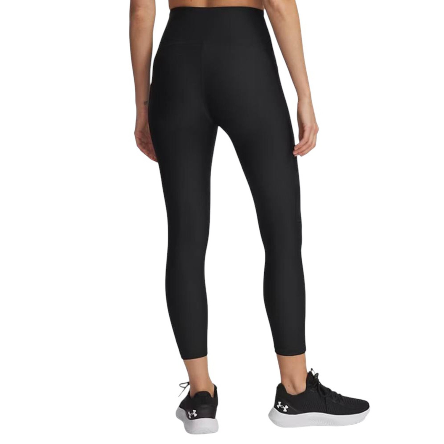 Under Armour Panel Ankle Training Γυναικείο Cropped Κολάν Ψηλόμεσο Μαύρο 1386407-002