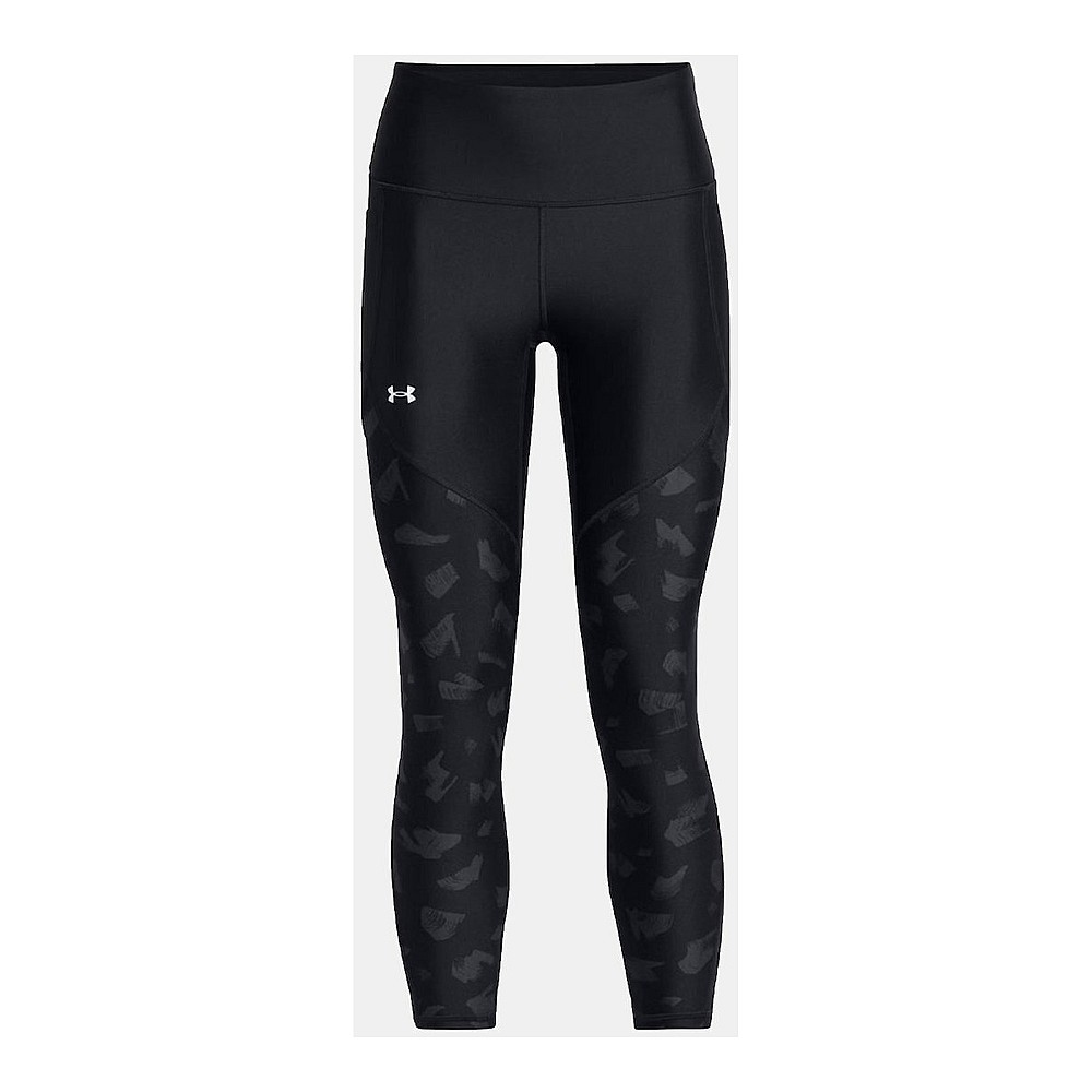 Under Armour Panel Ankle Training Γυναικείο Cropped Κολάν Ψηλόμεσο Μαύρο 1386407-002