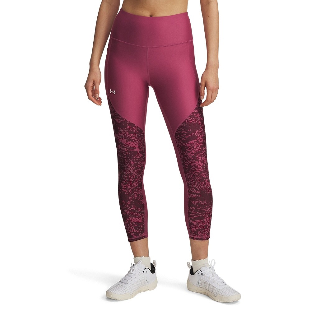 Under Armour Panel Ankle Training Γυναικείο Cropped Κολάν Ψηλόμεσο Μαύρο 1386407-002