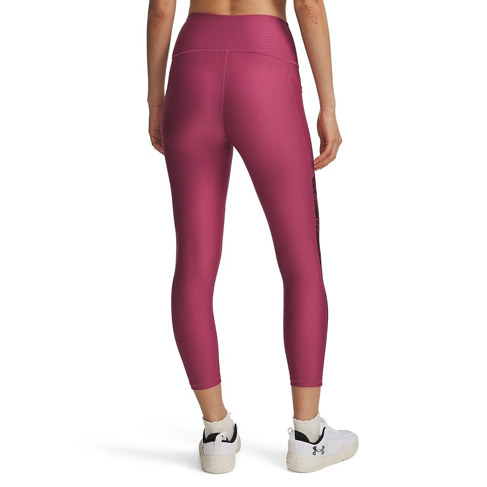 Under Armour Panel Ankle Training Γυναικείο Cropped Κολάν Ψηλόμεσο Μαύρο 1386407-002