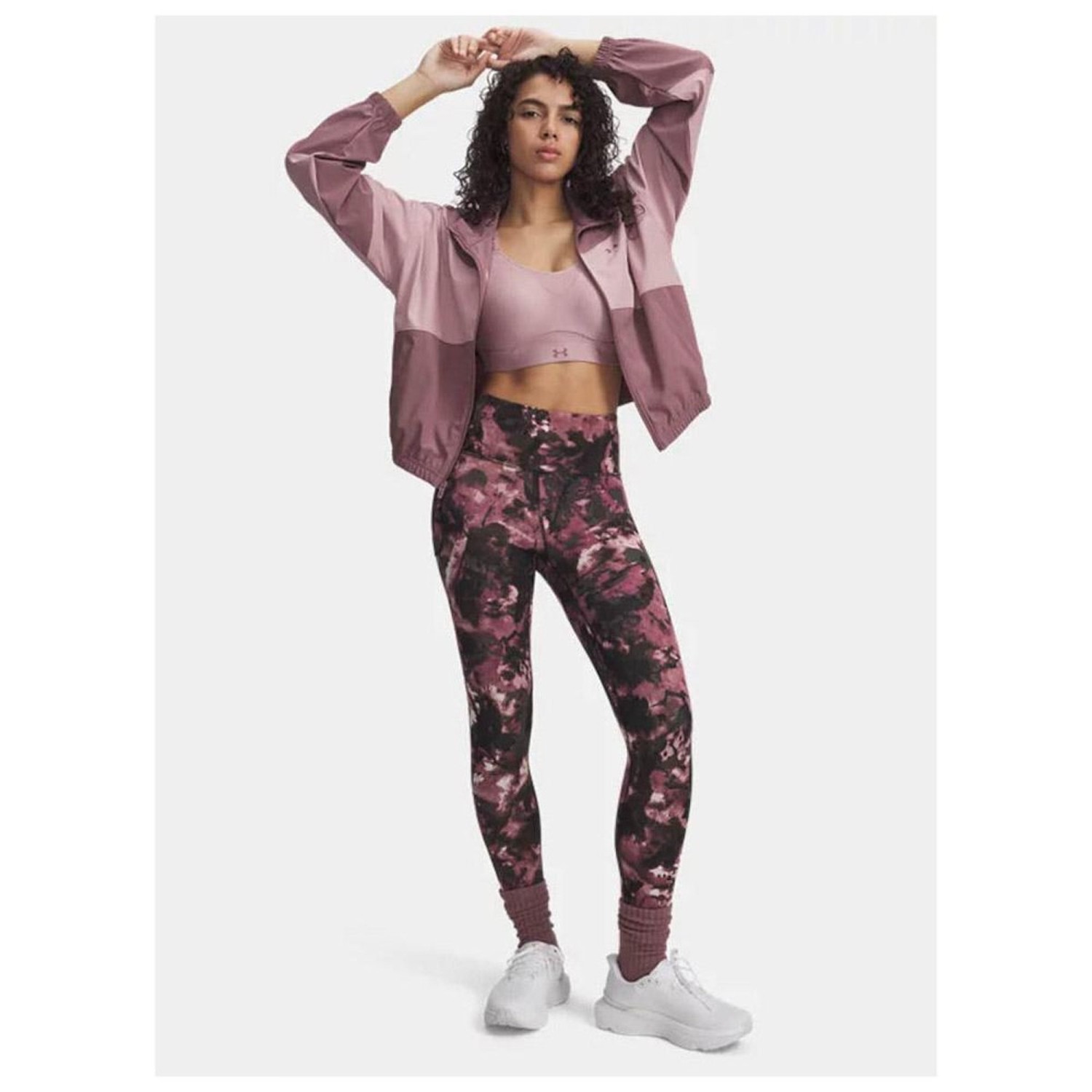 Under Armour Woven Γυναικείο Μπουφάν για Χειμώνα Dusty Rose 1389631-651