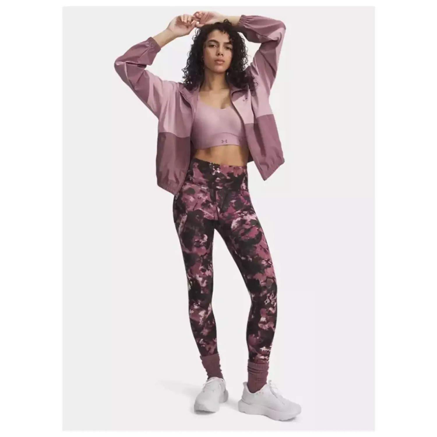Under Armour Woven Γυναικείο Μπουφάν για Χειμώνα Dusty Rose 1389631-651