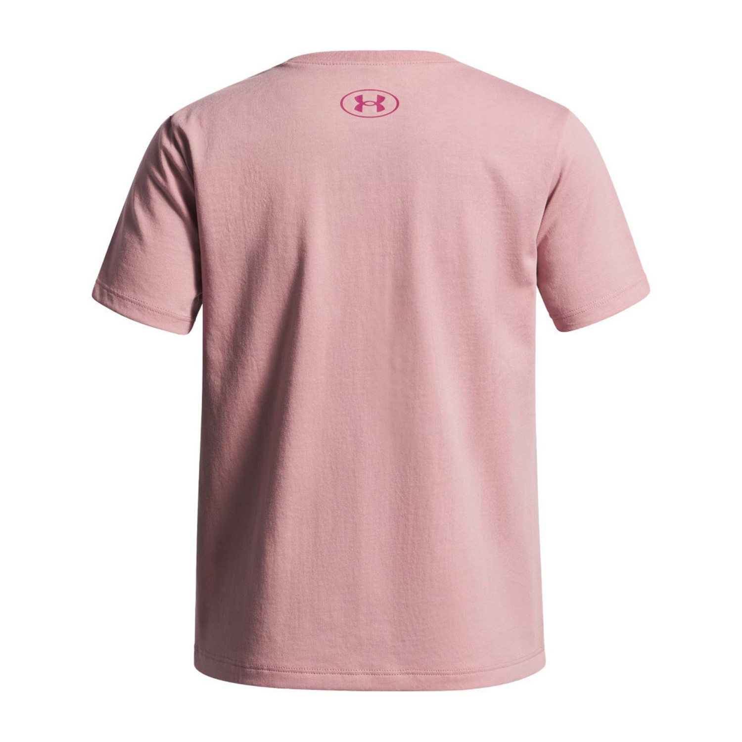 Under Armour Παιδικό T-shirt Ροζ Big Logo Ss 1389756-673
