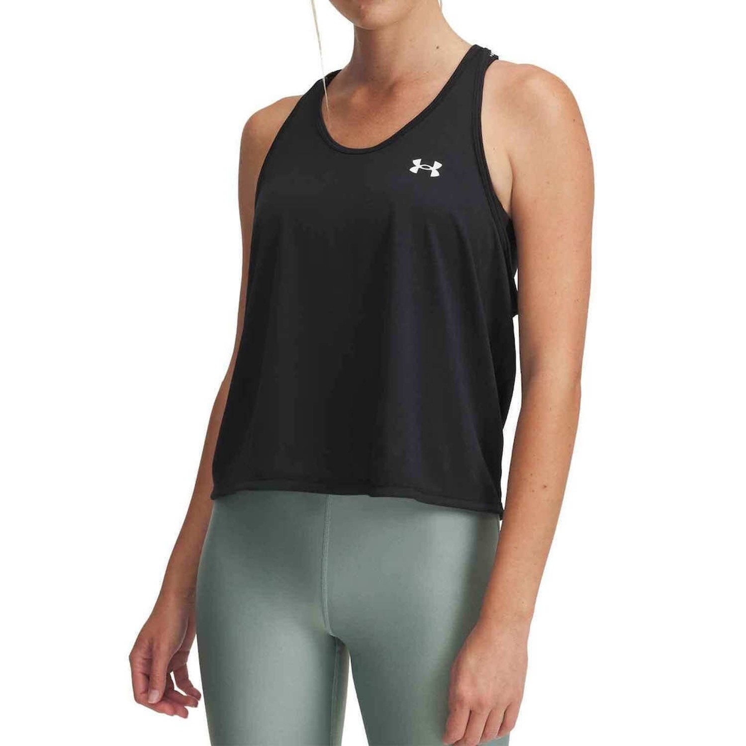 Under Armour Γυναικεία Αθλητική Μπλούζα Αμάνικη Μαύρη 1389854-001