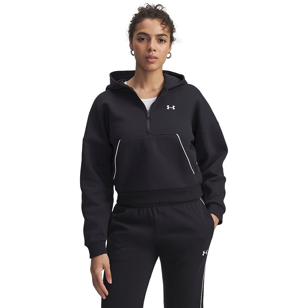 Under Armour Rival Γυναικείο Φούτερ με Κουκούλα Μαύρο 6003707-005