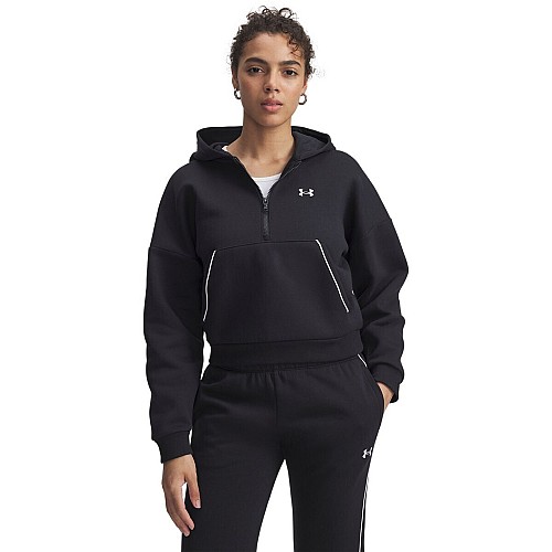 Under Armour Rival Γυναικείο Φούτερ με Κουκούλα Μαύρο 6003707-005