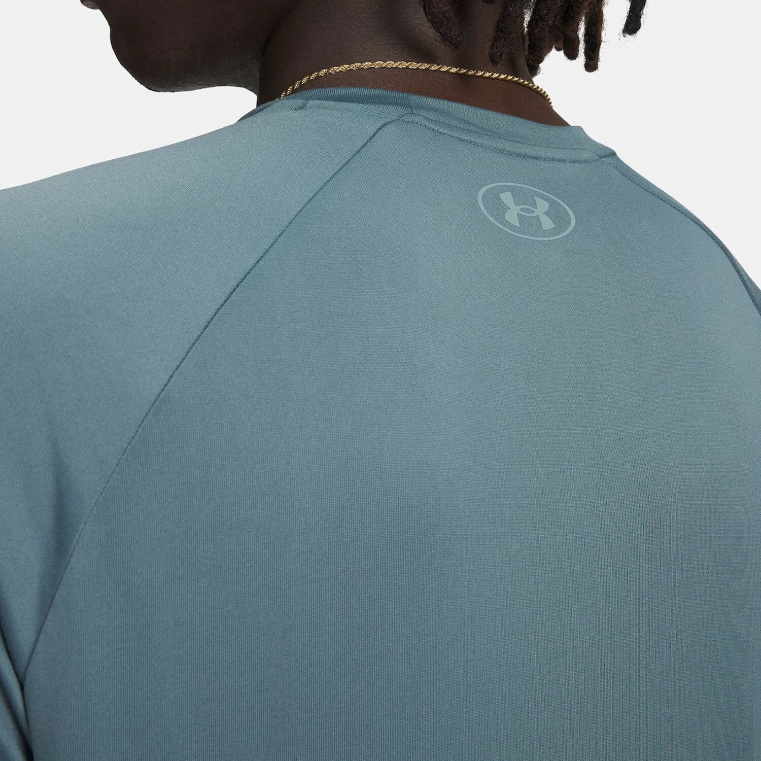 Under Armour Ua M Αθλητικό T-shirt Πετρόλ 6005916-587