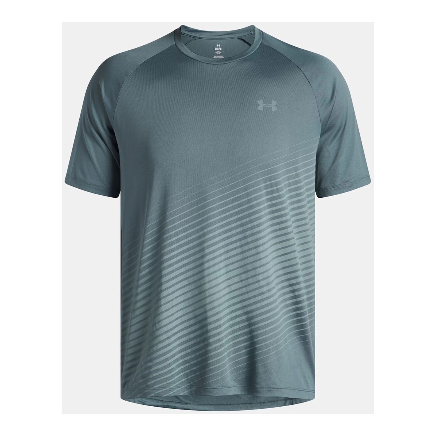 Under Armour Ua M Αθλητικό T-shirt Πετρόλ 6005916-587