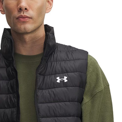 Under Armour Αμάνικο Μπουφάν Μαύρο 6006364-001