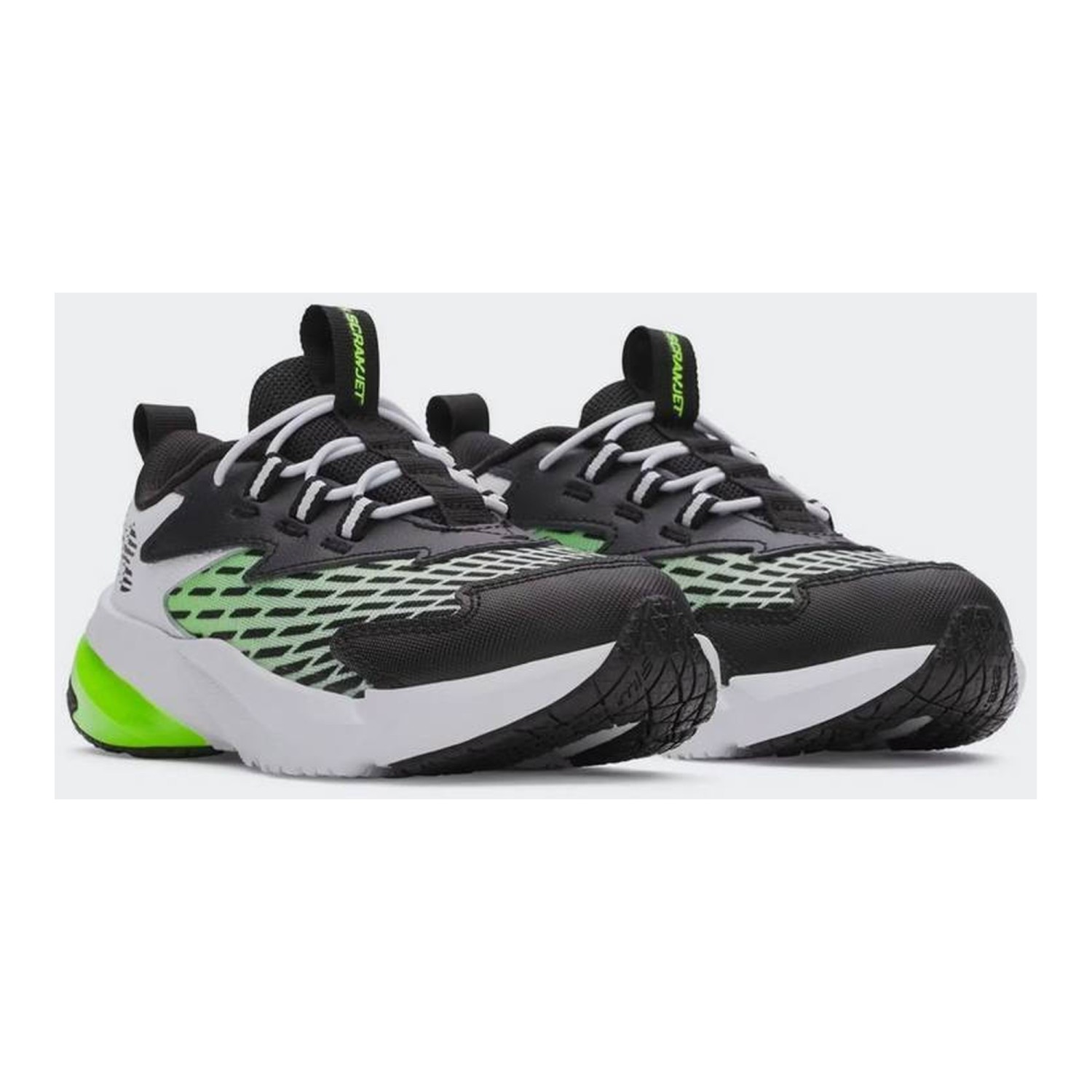 Under Armour Bps Scramjet 7 Αθλητικά Παιδικά Παπούτσια Running με Κορδόνια Λευκά 6006928-100