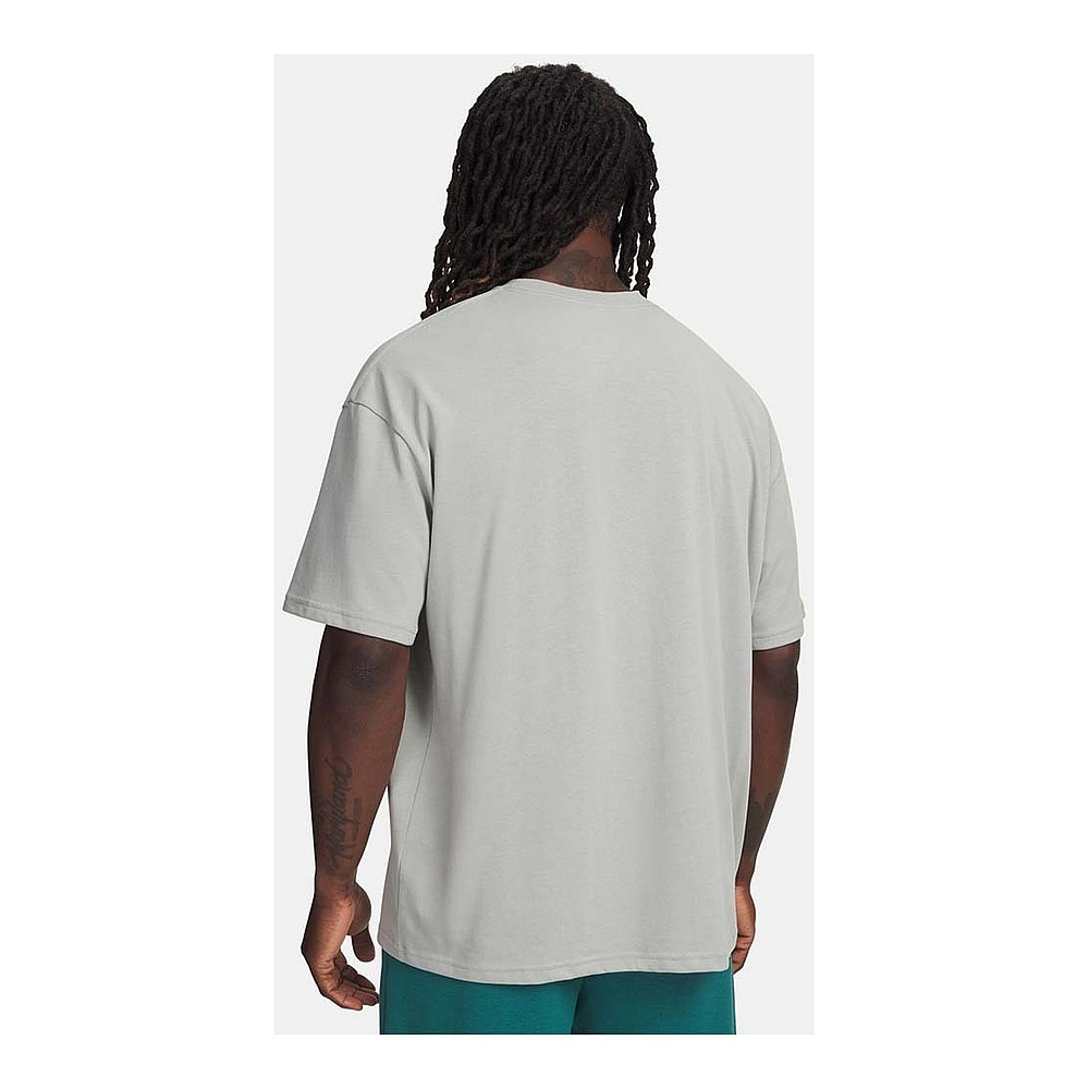 Under Armour Heavyweight Wordmark Αθλητικό T-shirt Γκρι 6009266-069