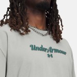 Under Armour Heavyweight Wordmark Αθλητικό T-shirt Γκρι 6009266-069