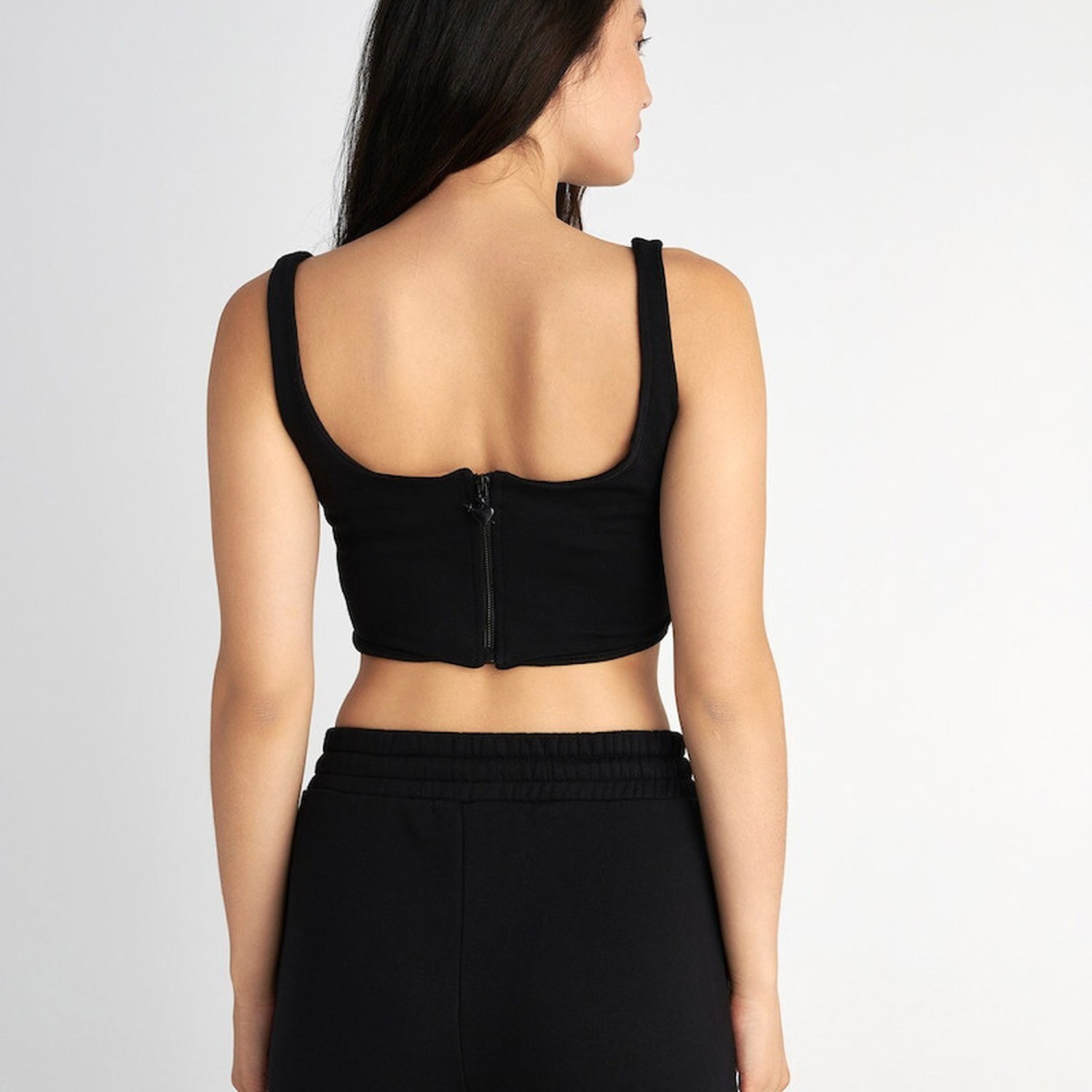 Γυναικείο Αμάνικο Crop Top με Τετράγωνη Λαιμόκοψη SUGARFREE Γυναικείο Αμάνικο Crop Top με Τετράγωνη Λαιμόκοψη SUGARFREE