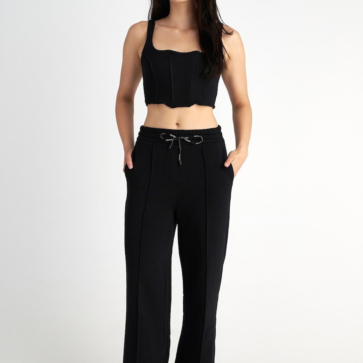 Γυναικείο Αμάνικο Crop Top με Τετράγωνη Λαιμόκοψη SUGARFREE Γυναικείο Αμάνικο Crop Top με Τετράγωνη Λαιμόκοψη SUGARFREE