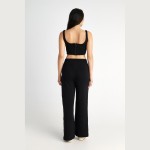 Γυναικείο Αμάνικο Crop Top με Τετράγωνη Λαιμόκοψη SUGARFREE Γυναικείο Αμάνικο Crop Top με Τετράγωνη Λαιμόκοψη SUGARFREE
