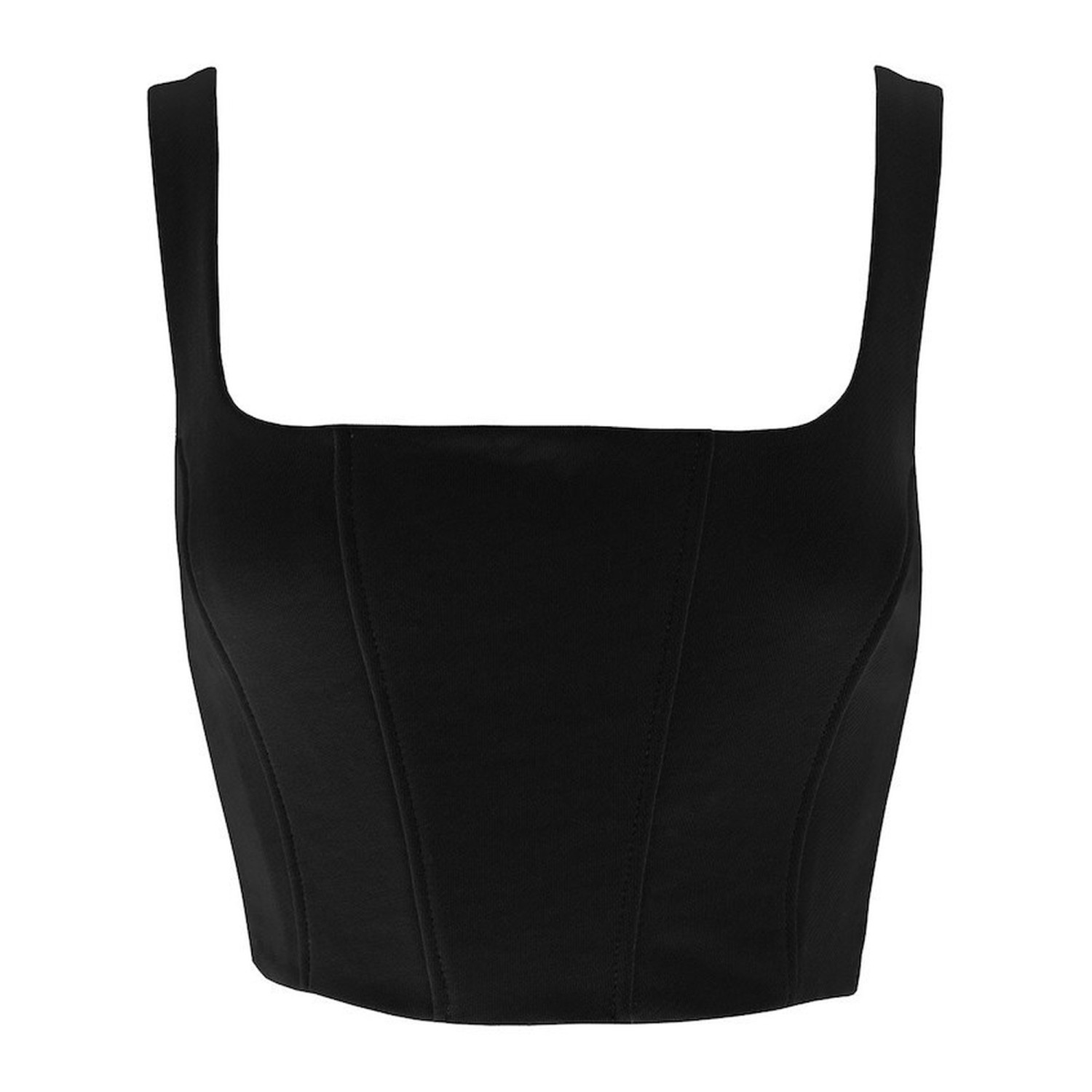 Γυναικείο Αμάνικο Crop Top με Τετράγωνη Λαιμόκοψη SUGARFREE Γυναικείο Αμάνικο Crop Top με Τετράγωνη Λαιμόκοψη SUGARFREE