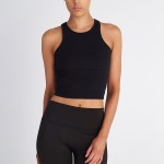 Γυναικεία Αμάνικη Μπλούζα Ριμπ Cropped SUGARFREE